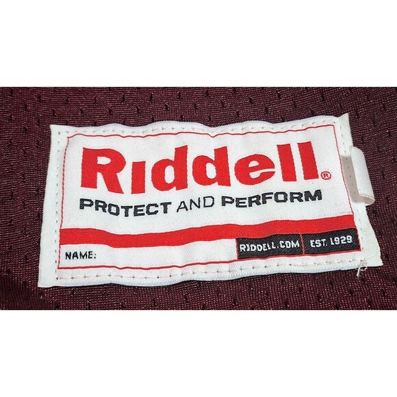 RIDDELL OFFICIAL YOUTH SIZE S GAME USED REDSKINS FOOTBALL JERSEY NO 52 - Picture 6 of 6